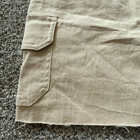NWT NEW Altar’d State Cargo Mini Skirt (beige, tan, size US Small S khaki $64 - Picture 8 of 11